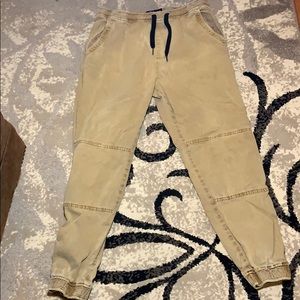 Khaki Joggers Plugg Men’s Medium